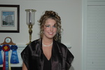 Highlight for Album: Sarah Gets ready for the homecoming dance at Broad Run High School on October 15, 2005.