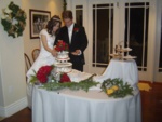 Cutting the cake