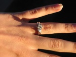 The hand with the ring installed.