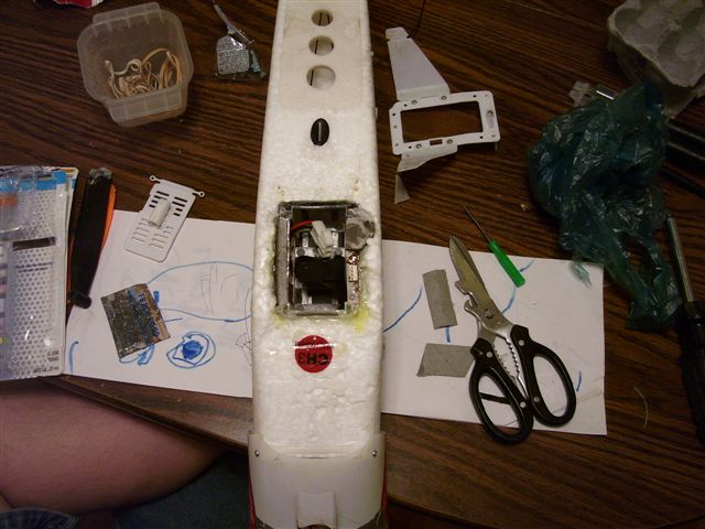 Hobbyzone super cub battery top
